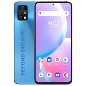 umidigi a11 pro max unlocked cell phone, with sony camera, 6.8" fhd full view screen, 5150mah battery android 11 smartphone with dual sim (a11 pro max 4+128g, mist blue)