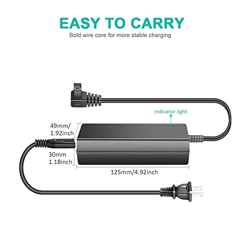 HKY 12 volt Refrigerator Power Cord compatible with Alpicool,ARB,COSTWAY,ICECO,Setpower,Rockpals,Aspenora,Ausranvik,AstroAI,Kalamera,JoyTutus Portable Refrigerator Car Fridge Freezer Cooler Ac Adapter