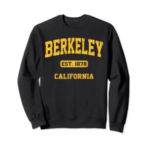 Berkeley California CA Vintage State Athletic Style Sweatshirt