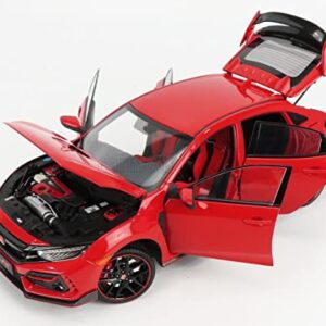 LCD MODELS 1/18 Civic Type-R (FK8) 2020 Red LCD18005B-RE