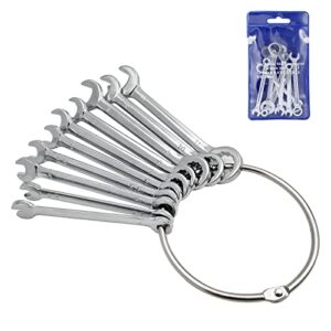 qyqrqf mini wrench set open end wrench combination wrench sets with chain ring metric type wrenches (10pcs)