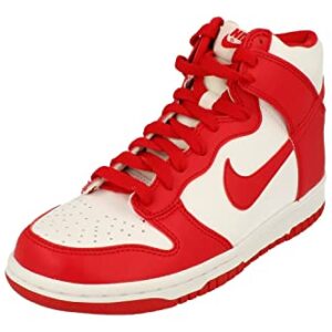 Nike Youth Dunk High GS DB2179 106 White/University Red - Size 4Y