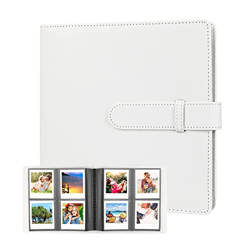 192 Pockets Photo Album for Fujifilm Instax Square SQ1 SQ6 SQ10 SQ20 Instant Camera, Fujifilm Instax SP-3 Mobile Printer, Extra Large Picture Albums for Fujifilm Instax Square Instant Film (White)