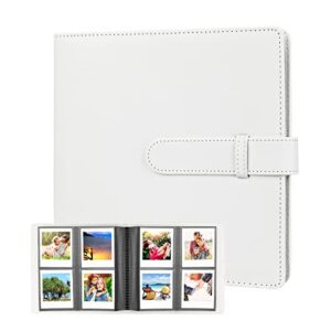 192 pockets photo album for fujifilm instax square sq1 sq6 sq10 sq20 instant camera, fujifilm instax sp-3 mobile printer, extra large picture albums for fujifilm instax square instant film (white)
