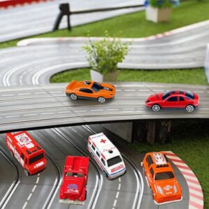 Tcvents Push Cars | Mini Cars | 24 Pack Toy Cars for Toddlers 1-3 Year Old Boys Girls - Small Fire Trucks & Ambulance & Police Vehicles Play Cars Set for Kids 3-7 Party Favors