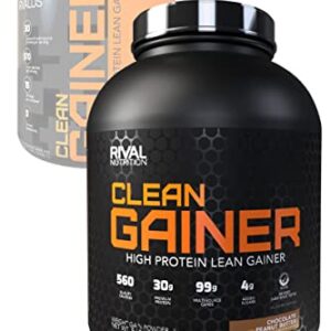 Rivalus Nutrition Clean Gainer - Chocolate Peanut Butter, 5lbs