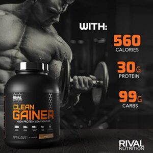 Rivalus Nutrition Clean Gainer - Chocolate Peanut Butter, 5lbs