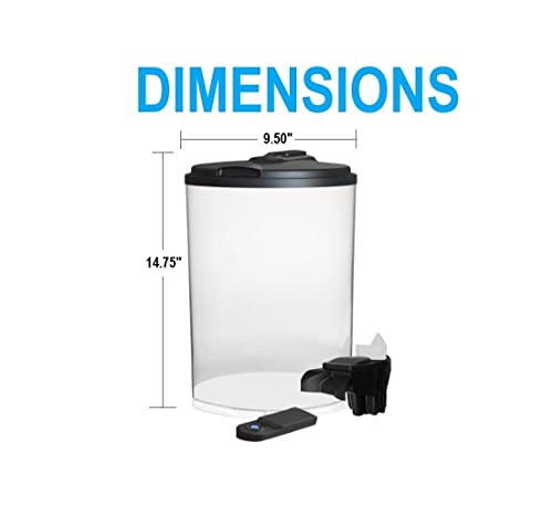 Koller Products 3-Gallon 360 Aquarium with LED Lighting (7 Color Choices) and Power Filter, Ideal for a Variety of Tropical Fish,Crystal-Clear Clarity,AP360A-3FFP