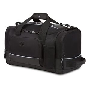 swissgear apex duffle bag for travel and gym with bungee-cord system