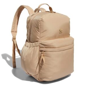adidas originals puffer backpack, magic beige, one size