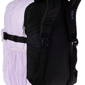 JanSport Main Campus Backpack - Travel, or Work Bookbag w 15-Inch Laptop Sleeve and Dual Water Bottle Pockets, Pastel Lilac