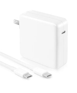 mac book pro charger - 118w usb c fast charger power adapter compatible with usb c port macbook pro/macbook air 16 15 14 13 inch, new ipad pro and all usb c device, included 7.2ft usb c charge cable