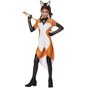 spirit halloween miraculous ladybug character costume dress up cat noir regina queen bee cosmo bug (rena rouge, large)