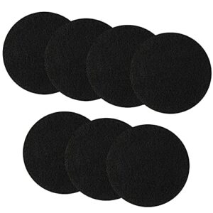 7 pack compost bin charcoal filters round indoor kitchen compost bucket activated charcoal filters replacements sheets (6.7 inch)