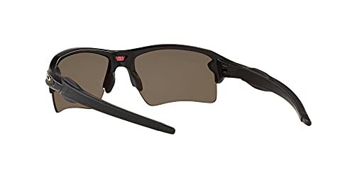 Oakley Men's OO9188 Flak 2.0 XL Rectangular Sunglasses, Matte Black/24K Polarized, 59 mm
