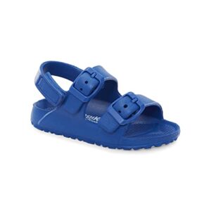 oshkosh b'gosh boy's rivar sandal, cobalt blue, 9 toddler