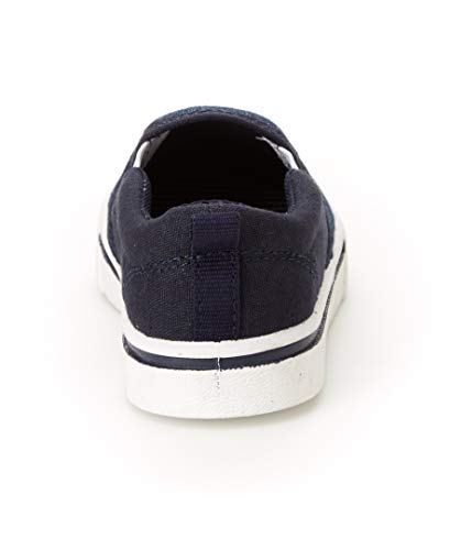 OshKosh B'Gosh Boy's Austin Slip On Shoe, New Navy, 10 Toddler