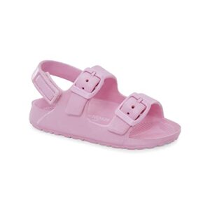 oshkosh b'gosh girls rivar sandal, light pink, 12 little kid
