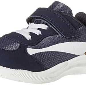 OshKosh B'Gosh Boy's Retra-W Athletic Sneaker, Navy, 4 Toddler