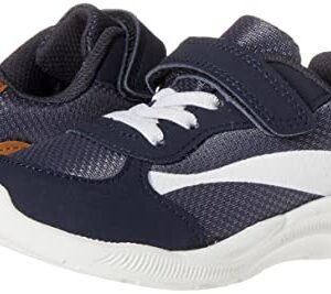 OshKosh B'Gosh Boy's Retra-W Athletic Sneaker, Navy, 4 Toddler