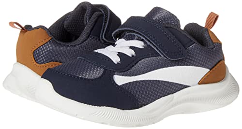 OshKosh B'Gosh Boy's Retra-W Athletic Sneaker, Navy, 4 Toddler