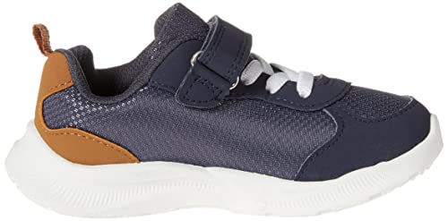 OshKosh B'Gosh Boy's Retra-W Athletic Sneaker, Navy, 4 Toddler