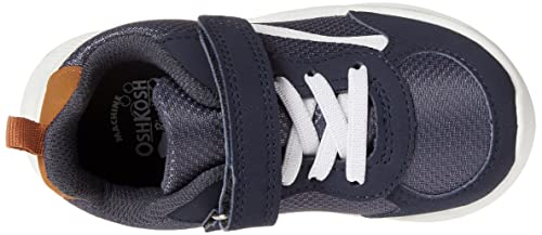 OshKosh B'Gosh Boy's Retra-W Athletic Sneaker, Navy, 4 Toddler