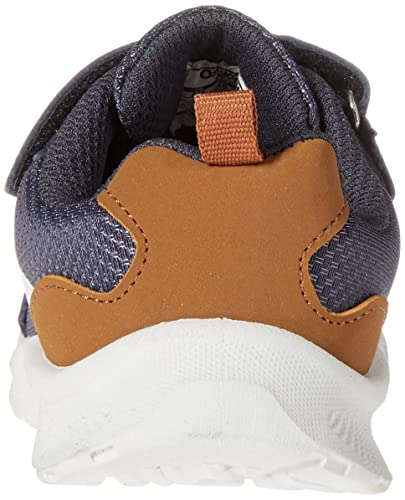 OshKosh B'Gosh Boy's Retra-W Athletic Sneaker, Navy, 4 Toddler