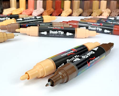 Acrylic Paint Pens Double Pack (Skin Tone)