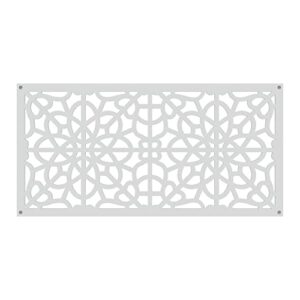 barrette outdoor living 73030569 fretwork decorative screen panel, white