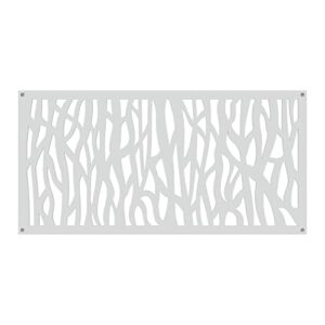 barrette outdoor living 73030573 sprig decorative screen panel, white