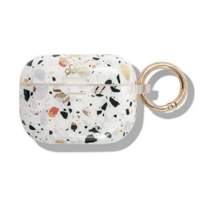 sonix for airpods pro 2nd & 1st generation case with keychain protective terrazzo - confetti
