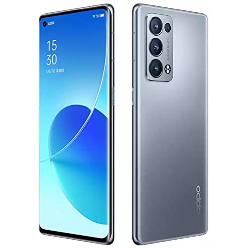 Oppo Reno 6 Pro 5G Dual CPH2247 256GB 12GB RAM Factory Unlocked (GSM Only | No CDMA - not Compatible with Verizon/Sprint) International Version - Lunar Gray