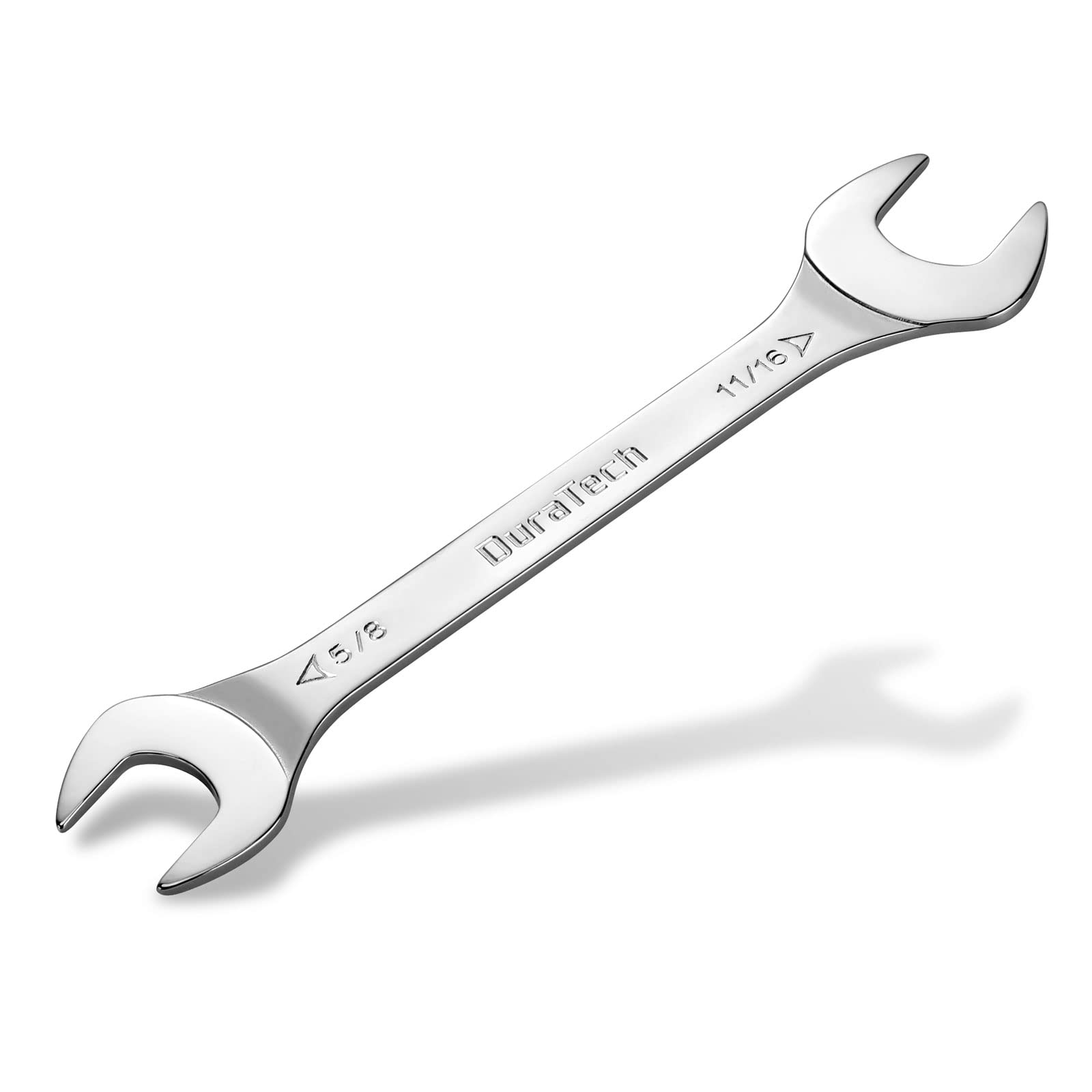 DURATECH Super-Thin Open End Wrench, SAE, 5/8inchx11/16inch