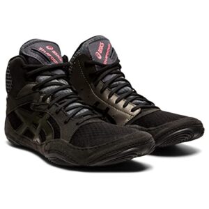 ASICS Men's Snapdown 3 Wrestling Shoes, 12, Black/Gunmetal