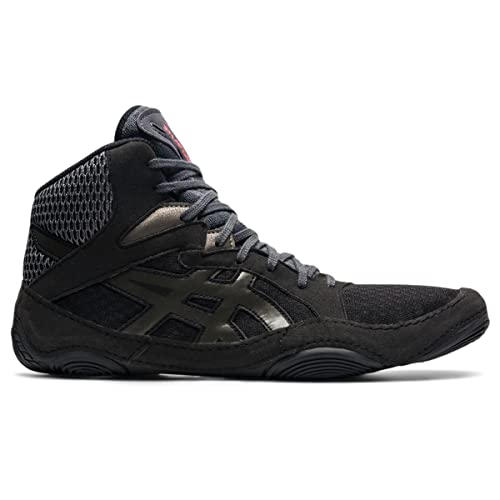 ASICS Men's Snapdown 3 Wrestling Shoes, 12, Black/Gunmetal