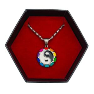 ZAG STORE - Miraculous Ladybug - Yin Yang Necklace Silver