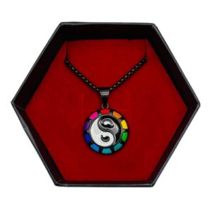 ZAG STORE - Miraculous Ladybug - Yin Yang Necklace Silver