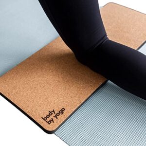 Performance Yoga Knee Pad Cushion - Extra Thick Padding For Knees, Elbows, and Wrists | Reversible, Non-Slip, Sweat-Resistant | Made By Yoga Instructors (Midnight Black)