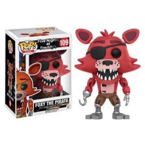 POP Five Nights at Freddy's - Foxy The Pirate Funko Pop! Vinyl Figure (Bundled with Compatible Pop Box Protector Case), Multicolored