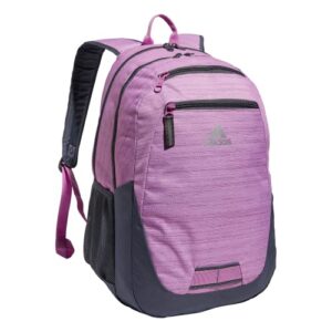 adidas foundation 6 backpack, two tone bliss lilac-semi pulse lilac/onix grey/silver metallic, one size