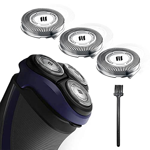 SH30 Replacement Heads for Philips Norelco Series 3000, 2000, 1000 Shavers and S738 Click and Style Fits The Following Models: S1150, S1015, S1100, S1560