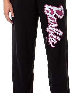 Mattel Womens' Classic Barbie Logo Icon Print Sleep Pajama Pants (XX-Large)