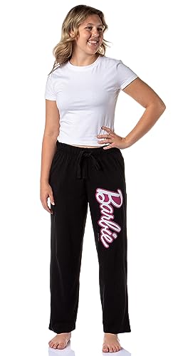 Mattel Womens' Classic Barbie Logo Icon Print Sleep Pajama Pants (XX-Large)