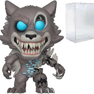 POP Five Nights at Freddy's The Twisted Ones - Twisted Wolf Funko Pop! Vinyl Figure (Bundled with Compatible Pop Box Protector Case), Multicolor, 3.75 inches