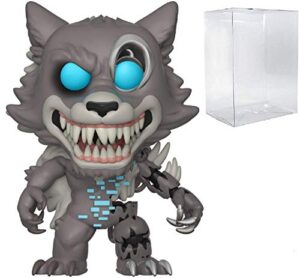 pop five nights at freddy's the twisted ones - twisted wolf funko pop! vinyl figure (bundled with compatible pop box protector case), multicolor, 3.75 inches