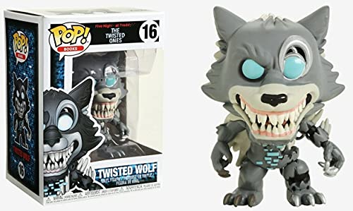 POP Five Nights at Freddy's The Twisted Ones - Twisted Wolf Funko Pop! Vinyl Figure (Bundled with Compatible Pop Box Protector Case), Multicolor, 3.75 inches