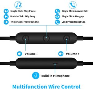 USB C Headphones Wired Earbuds for Samsung S22 S21 Ultra S20 S23 iPhone 15 Pro Max Plus,Magnetic Type C Earphone In-Ear Headset with Mic HiFi Stereo Noise Canceling for Galaxy S22 Ultra A53 Note 20 10