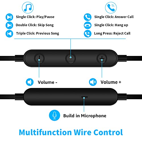 USB C Headphones Wired Earbuds for Samsung S22 S21 Ultra S20 S23 iPhone 15 Pro Max Plus,Magnetic Type C Earphone In-Ear Headset with Mic HiFi Stereo Noise Canceling for Galaxy S22 Ultra A53 Note 20 10