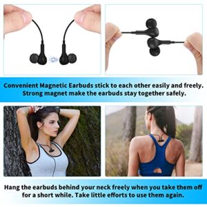 USB C Headphones Wired Earbuds for Samsung S22 S21 Ultra S20 S23 iPhone 15 Pro Max Plus,Magnetic Type C Earphone In-Ear Headset with Mic HiFi Stereo Noise Canceling for Galaxy S22 Ultra A53 Note 20 10